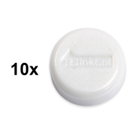 123inkt 123encre aimants 15 mm (10 pièces) - blanc 6161502C 301257