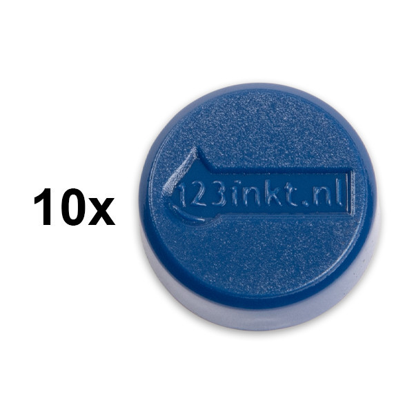 123inkt 123encre aimants 20 mm (10 pièces) - bleu 6162035C 301260 - 1