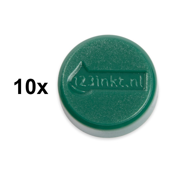 123inkt 123encre aimants 20 mm (10 pièces) - vert 6162055C 301263 - 1