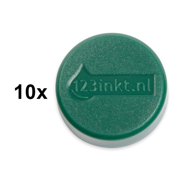 123inkt 123encre aimants 30 mm (10 pièces) - vert 6163255C 301270 - 1