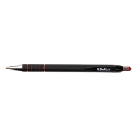 123encre stylo à bille ultra smooth (1 mm) - rouge