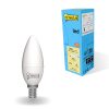 123led E14 ampoule LED bougie mate 2700K 2.5W (25W)