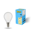 123led E14 ampoule LED sphérique mate dimmable 4,5W (40W)