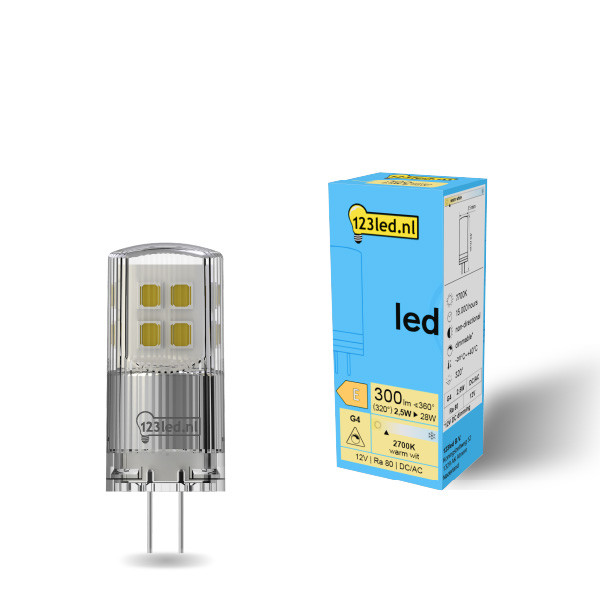 123inkt 123led G4 capsule LED dimmable 2,5W (28W)  LDR01932 - 1