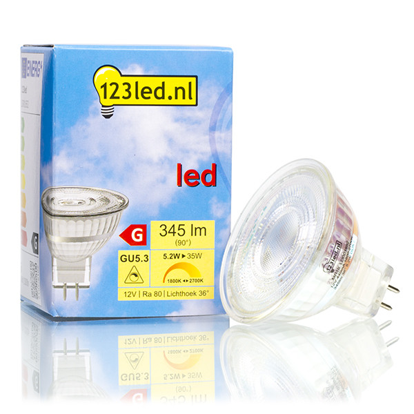 123inkt 123led GU5.3 spot LED d'ambiance dimmable 5.2W (35W)  LDR01652 - 1