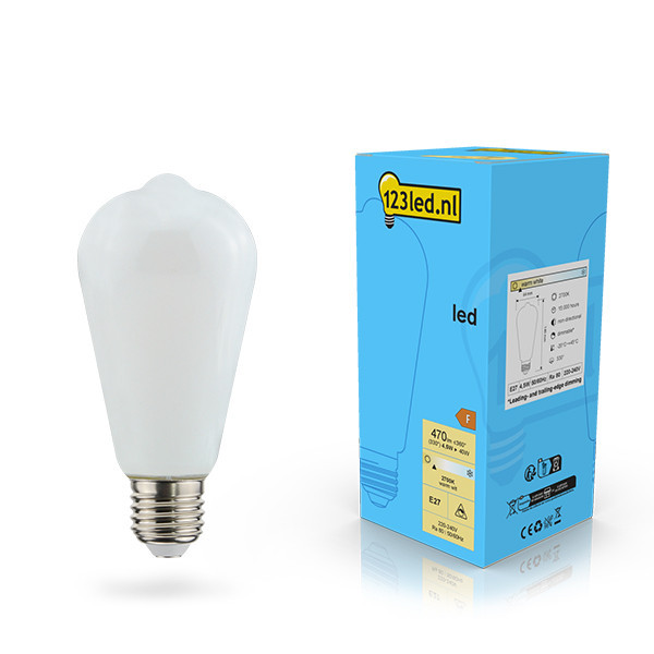 123inkt 123led ampoule LED E27 Edison mate dimmable 4,5w (40w)  LDR02112 - 1