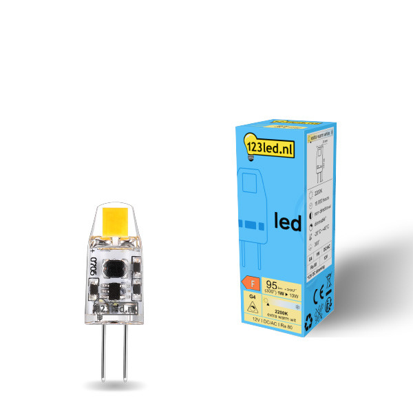 123inkt 123led capsule LED G4 dimmable 1W (10W)  LDR01940 - 1
