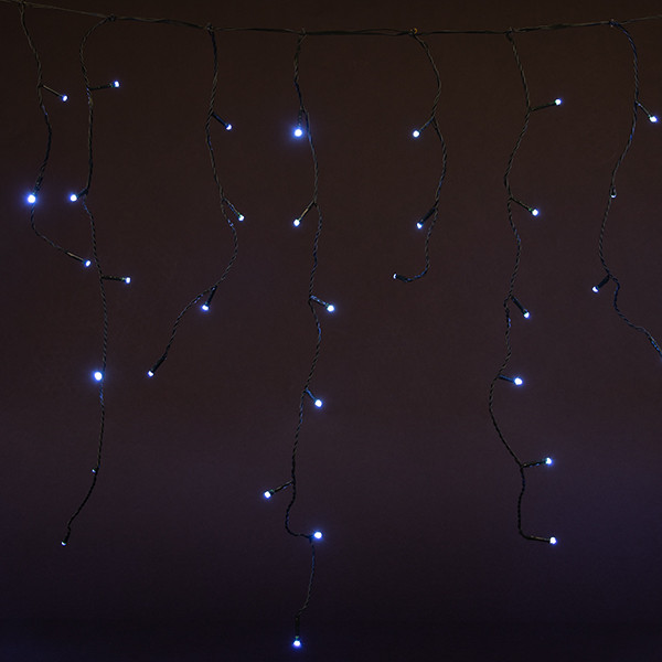 Noël LED Ampoules Guirlande Lumineuse, 4 Mètres 50 LED 10 Ampoules