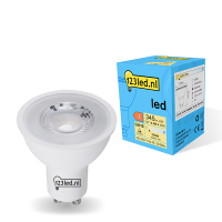 123inkt 123led spot LED GU10 verre 2700K 4,5W (50W)  LDR01724