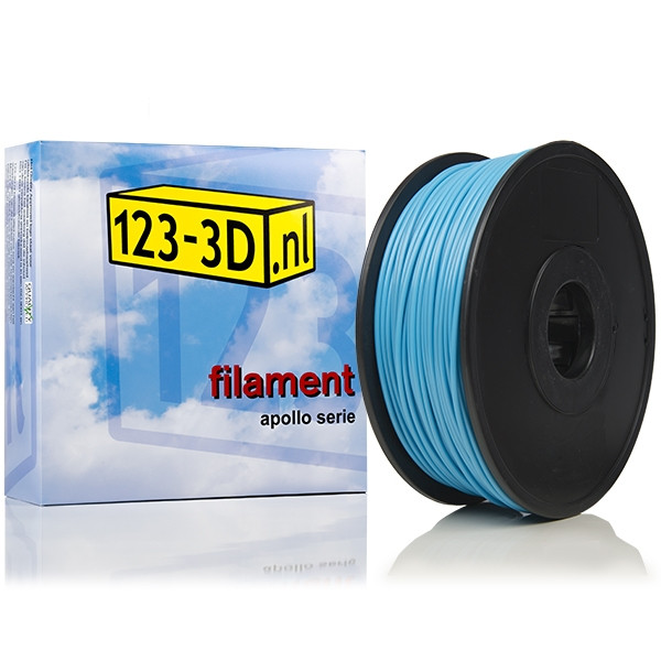 123inkt Filament 2,85 mm ABS 1 kg série Apollo (marque distributeur 123-3D) - bleu clair  DFA00021 - 1