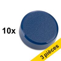Offre: 3x 123encre aimants 20 mm (10 pièces) - bleu