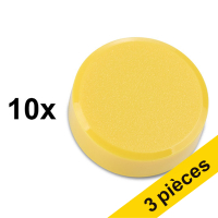 Offre: 3x 123encre aimants 20 mm (10 pièces) - jaune