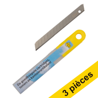 Offre: 3x couteau sécable de rechange 123encre 9 mm (10 pièces)