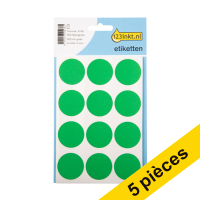 Offre: 5x 123encre pastilles de marquage Ø 32 mm - vert (240 étiquettes)