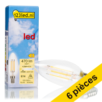 Offre: 6x 123led E14 filament LED ampoule bougie dimmable 4.2W (40W)
