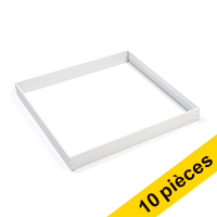 Offre : 10x 123led cadre de montage pour panneau LED 60 x 60 cm - blanc