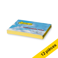 123inkt Offre : 12x 123encre notes autocollantes 76 x 102 mm - jaune 657CYC 300051