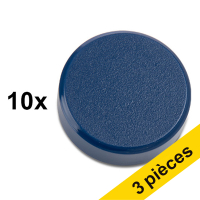 Offre : 3x 123encre aimants 30 mm (10 pièces) - bleu