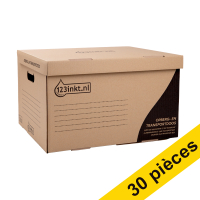 Offre : 3x 123encre boîte de stockage et de transport A4/folio 433 x 364 x 263 mm (10 pièces)