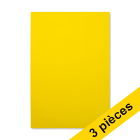 Offre : 3x 123encre feuille magnétique effaçable à sec - jaune (20 x 30 cm)