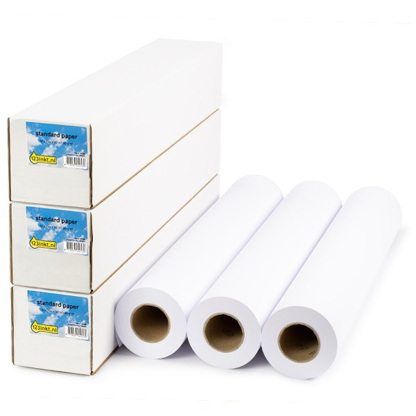 123inkt Offre : 3x 123encre rouleau de papier standard 914mm (36 pouces) x 90m (90g/m²)  302092 - 1