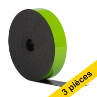 Offre : 3x 123encre ruban d'étiquettes magnétique effaçable 10 mm x 2 m - vert 10 mm x 2 m - vert