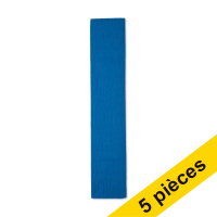 Offre : 5x 123encre papier crépon 250 x 50 cm - bleu foncé