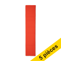Offre : 5x 123encre papier crépon 250 x 50 cm - orange