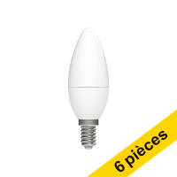 Offre : 6x 123led E14 ampoule LED bougie dimmable 2700K 5,5W (40W) - mat