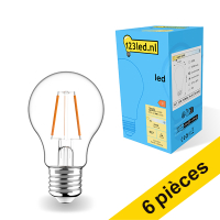 Offre : 6x 123led E27 ampoule LED à filament poire 2,5W (25W)