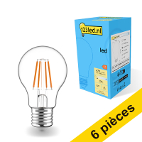 Offre : 6x 123led E27 ampoule LED à filament poire dimmable 4,5W (40W)