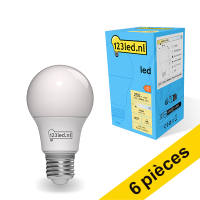 Offre : 6x 123led E27 ampoule LED poire mate 2,5W (25W)