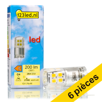 Offre : 6x 123led G4 capsule LED dimmable 2W (20W)