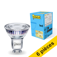 Offre : 6x 123led GU10 spot LED verre dimmable 4000K 3,6W (50W)