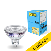 Offre : 6x 123led GU5.3 spot LED dimmable 3,4W (35W)