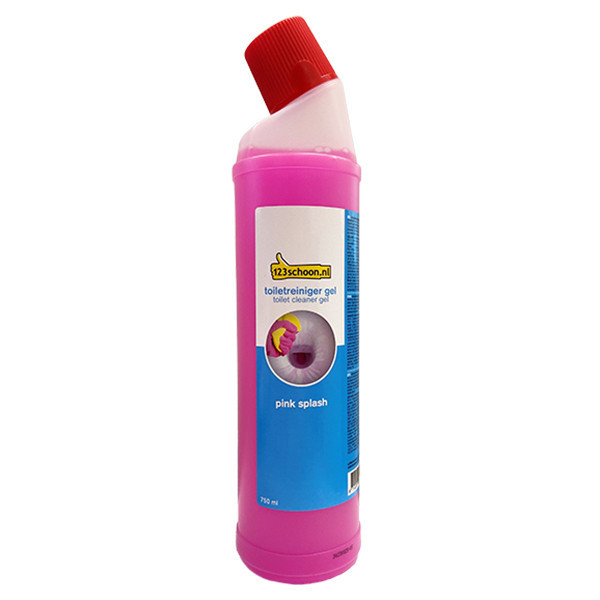 123schoon Pink Splash gel nettoyant pour toilettes (750 ml) 14022392C 14022453C SDR00143C SDR00144C SHA00053C SDR06053 - 1