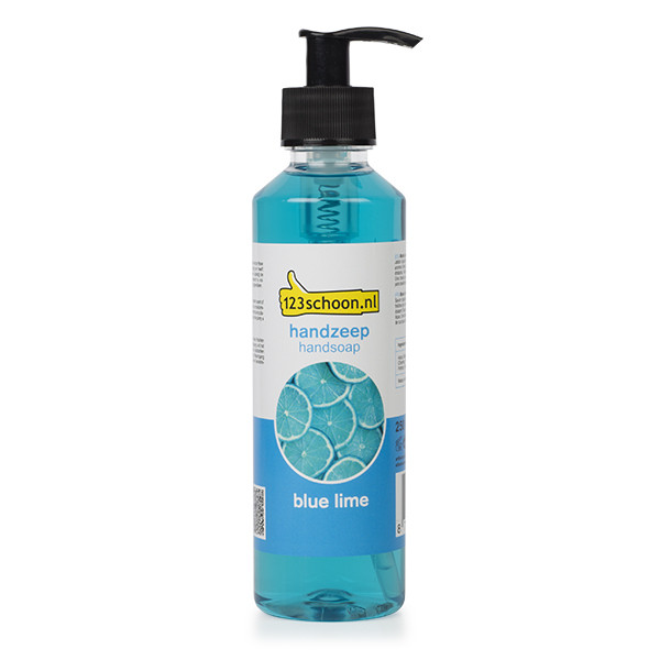 123schoon savon pour les mains ECO Blue Lime (250 ml) 17855424C SDR06204 - 1