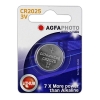 Agfaphoto CR 2025 Lithium pile bouton 1 pièce