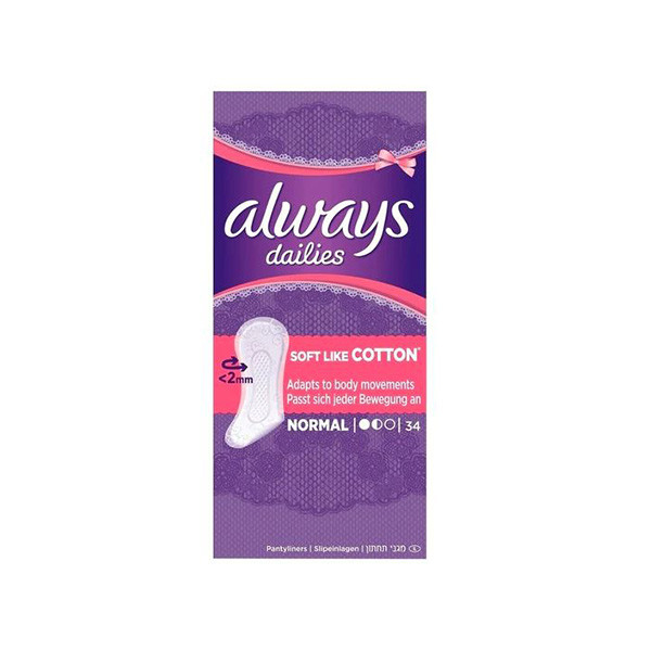 Always Soft Like Cotton Normal protège-slips (34 pièces)  SAL00020 - 1