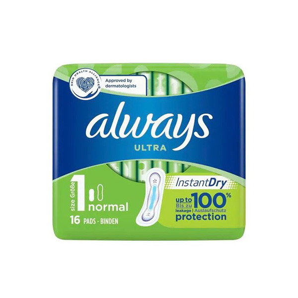 Always Ultra Normal serviettes hygiéniques (16 pièces)  SAL00068 - 1