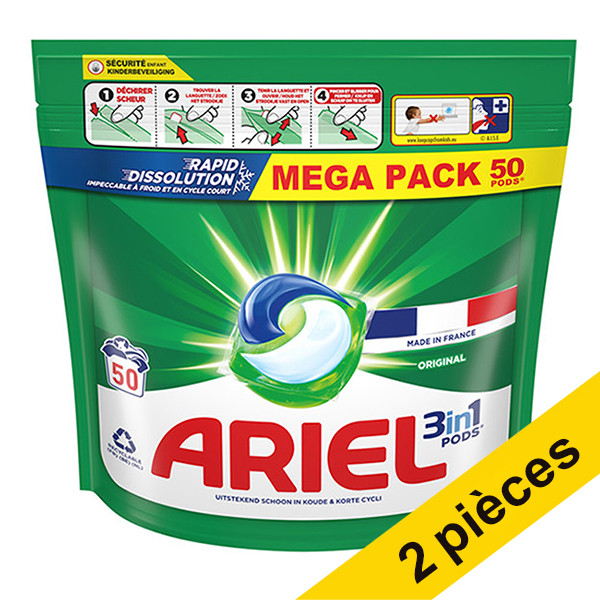 Ariel Offre : Ariel All-in-one Original pods lessive (100 lavages)  SAR05231 - 1