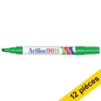 Offre : 12x Artline 90 marqueur permanent (2 - 5 mm biseautée) - vert