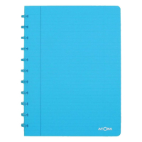 Atoma Trendy cahier ligné A4 72 feuilles - turquoise transparent 4137208 405239