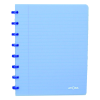 Atoma Trendy cahier ligné A5 72 feuilles - bleu transparent 4135602 405220
