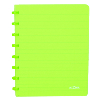 Atoma Trendy cahier ligné A5 72 feuilles - vert transparent 4135603 405221
