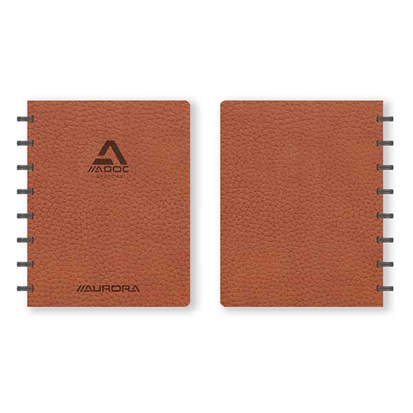 Aurora Adoc Business cahier quadrillé A5 72 feuilles (5 mm) - marron 3055.301 330028 - 1