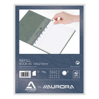 Aurora Adoc recharge pour cahier A5 quadrillé 5 mm 72 feuilles
