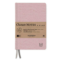 Aurora Ocean carnet de notes 145 x 220 mm ligné 96 feuilles - rouge de crabe 2396RTR 330068