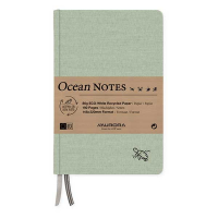 Aurora Ocean carnet de notes 145 x 220 mm ligné 96 feuilles - vert tortue 2396RTG 330069