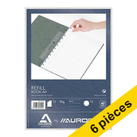 Offre : 6x Aurora Adoc recharge pour cahier A4 ligné 72 feuilles